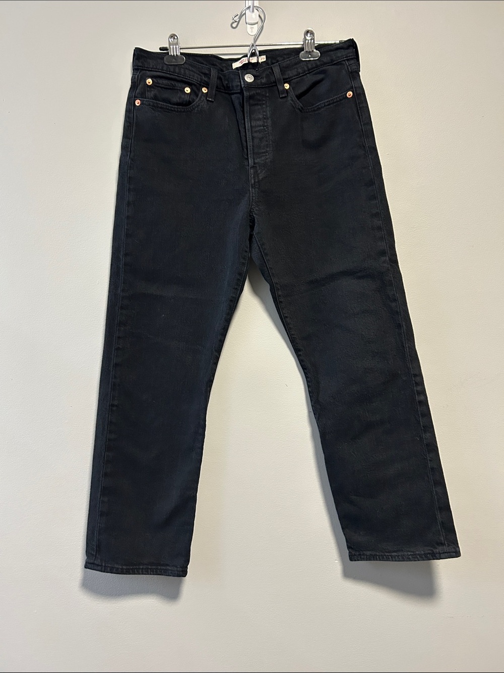 Levi’s Black Wedgie Straight Jeans